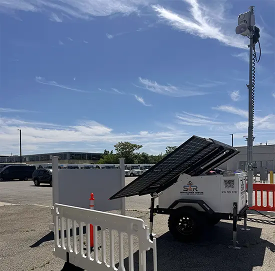 Mobile Surveillance Towers for Law Enforcement.